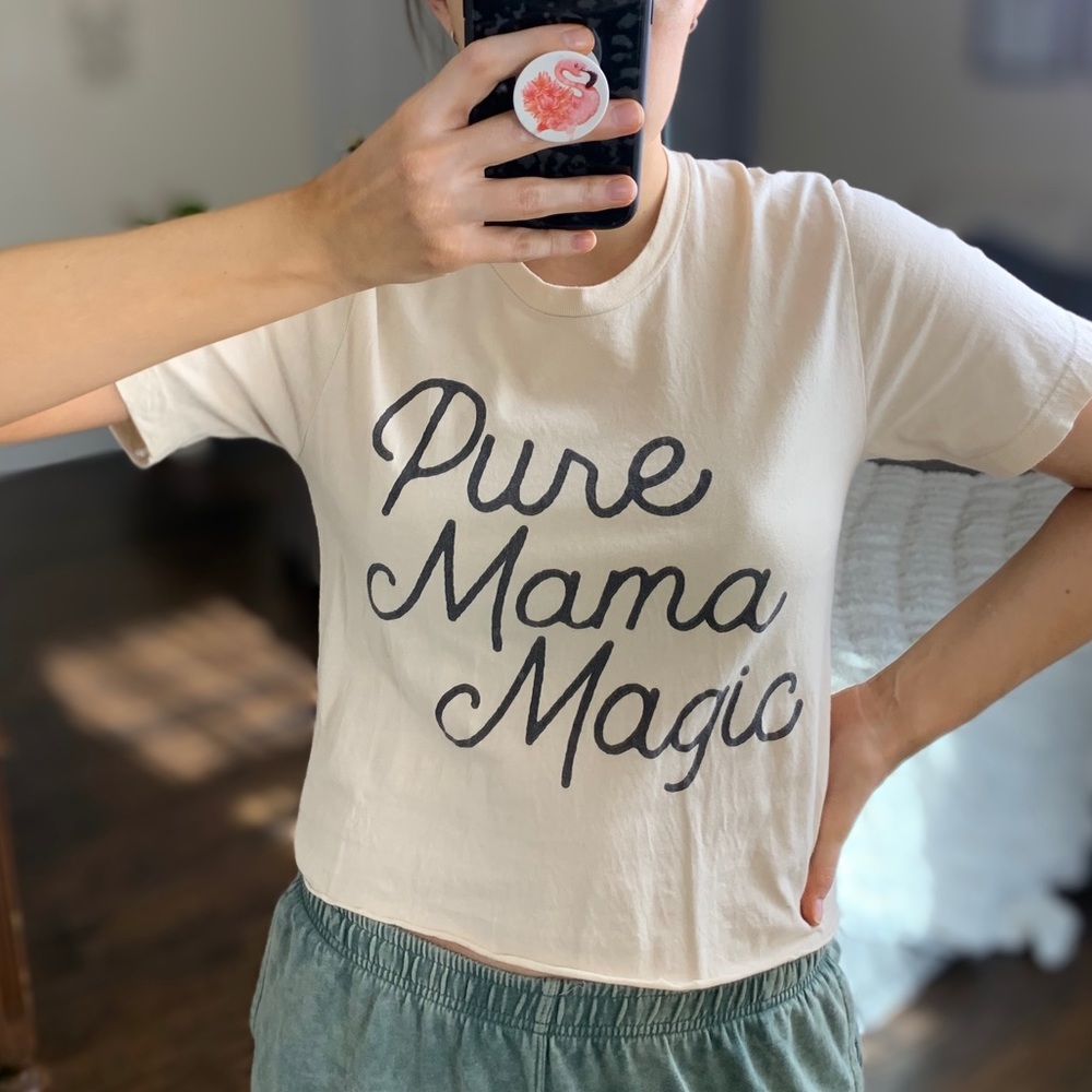 Pure Mama Magic Cropped Tee - Small